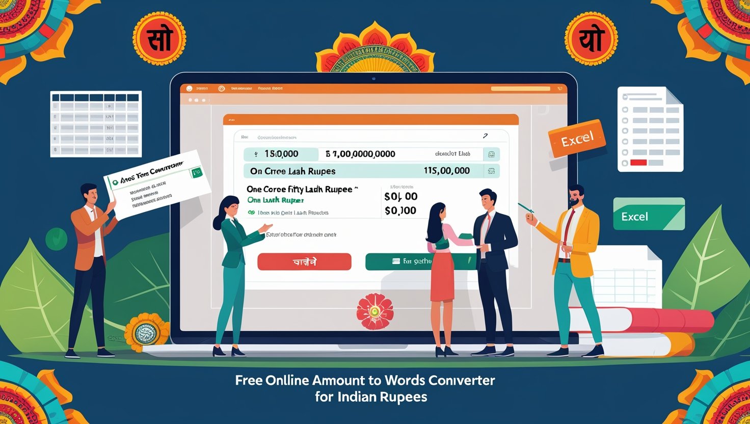 Amount in Words in Indian Rupees Converter