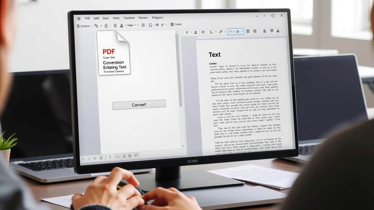PDF to text converter